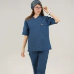 ست اسکراب پزشکی آبی درباری