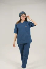 ست اسکراب پزشکی آبی درباری