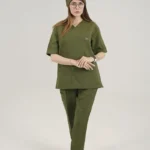ست لباس فرم پزشکی سبز خلبانی