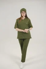 ست لباس فرم پزشکی سبز خلبانی