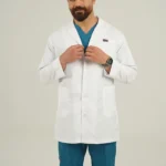 روپوش پزشکی مردانه سفید