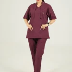 ست لباس فرم پزشکی رنگ سماقی