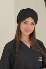 کلاه جراحی مشکی ساده