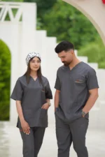 کلاه جراحی سفید طرح پر - تصویر 3