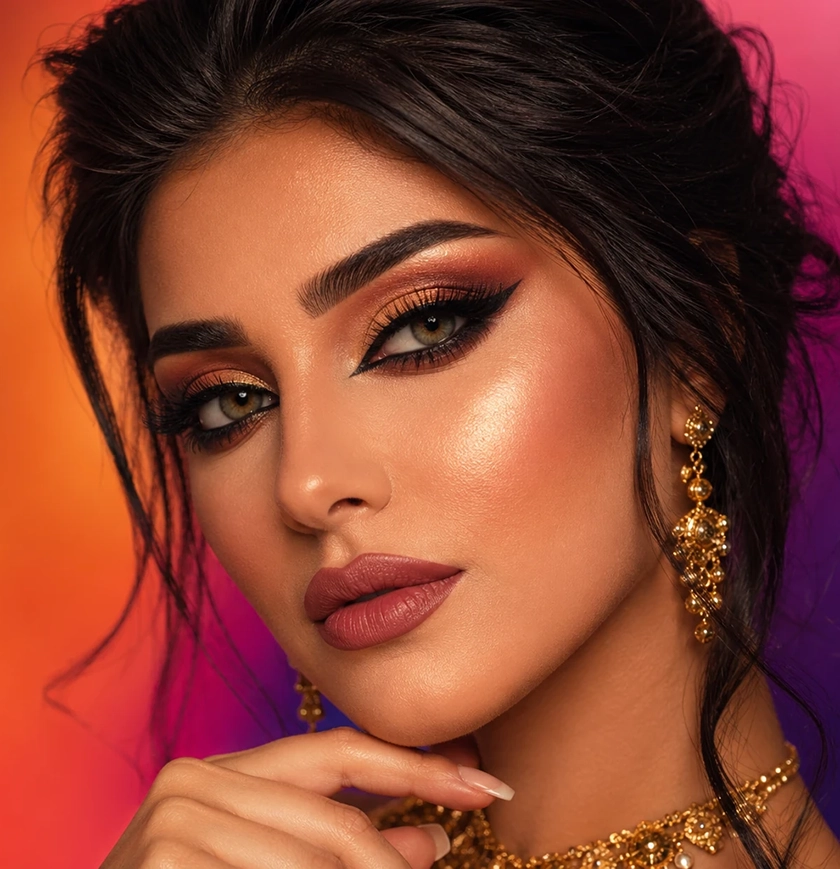 آموزش میکاپ عربی