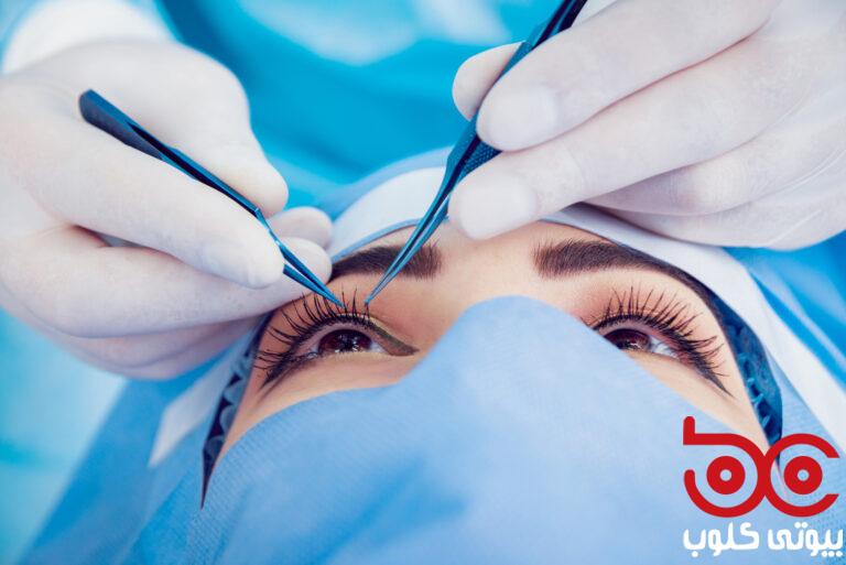 عوارض کاشت مژه