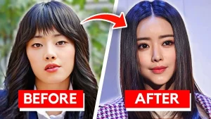 هونگ سو آه (Hong Soo Ah) قبل و بعد