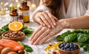 لکه‌های سفید روی پوست کمبود کدام ویتامین