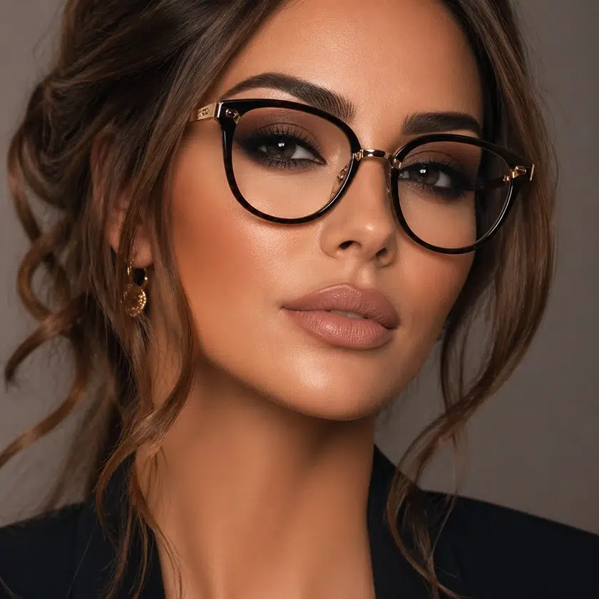 بهترین آرایش برای افراد عینکی
