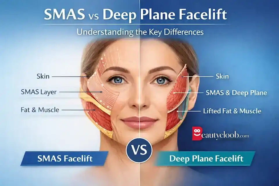 تفاوت لیفت SMAS و دیپ پلین