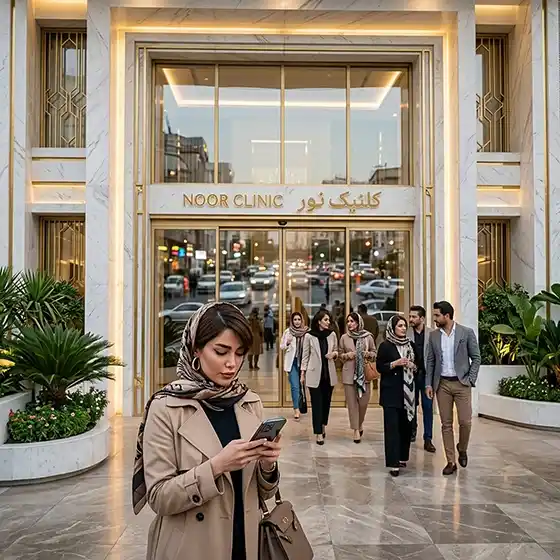 تبلیغات کلینیک زیبایی