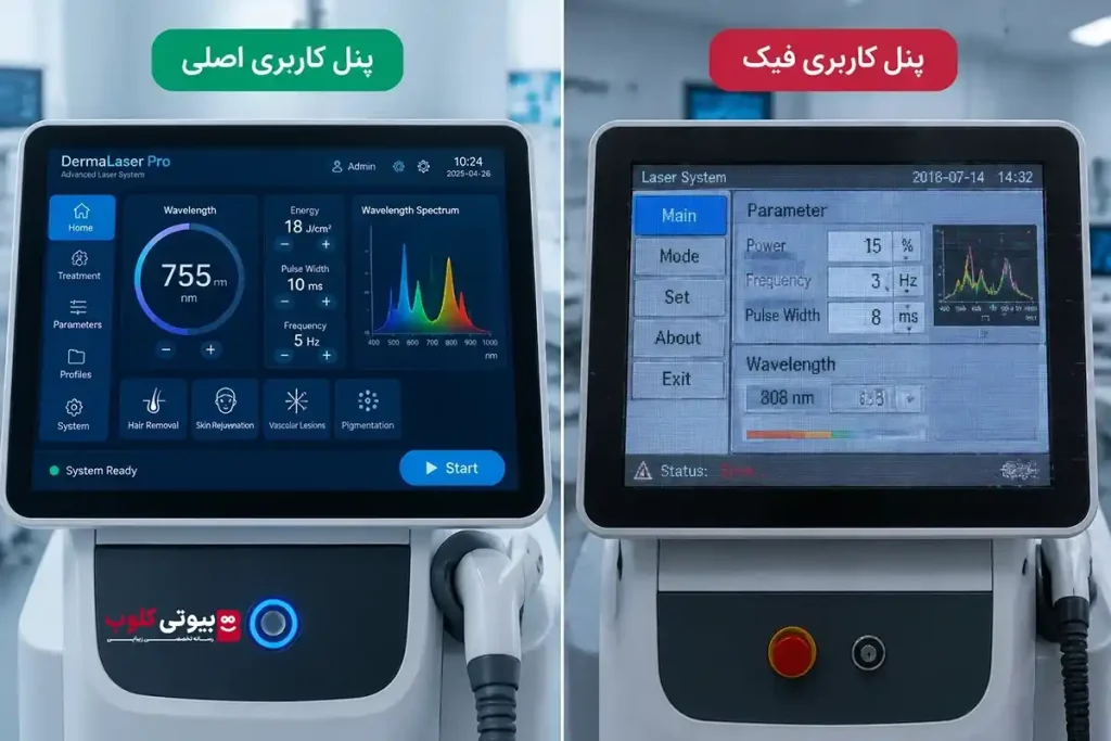 نحوه تشخیص دستگاه لیزر اصل