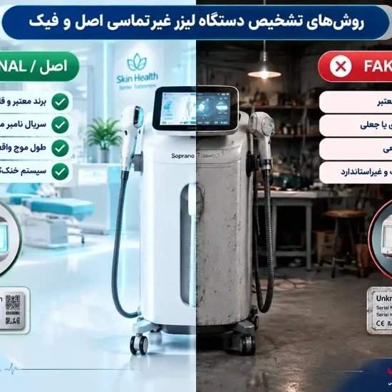 نحوه تشخیص دستگاه لیزر اصل